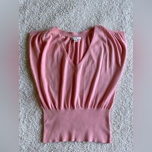 Banana Republic V Neck Top Size Small (light salmon)